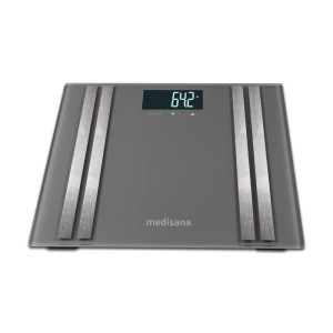 medisana BS 476 grau Körperanalysewaage bis 180 kg Personenwaage Körperfett