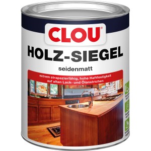 Dose Clou Holz-Siegel EL Transparent seidenmatt 750ml für Treppen & Parkett.