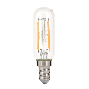 Orion LED-Röhrenlampe E14, 3W, warmweiß (2700K). Leuchtmittel mit Glühfaden-Optik.