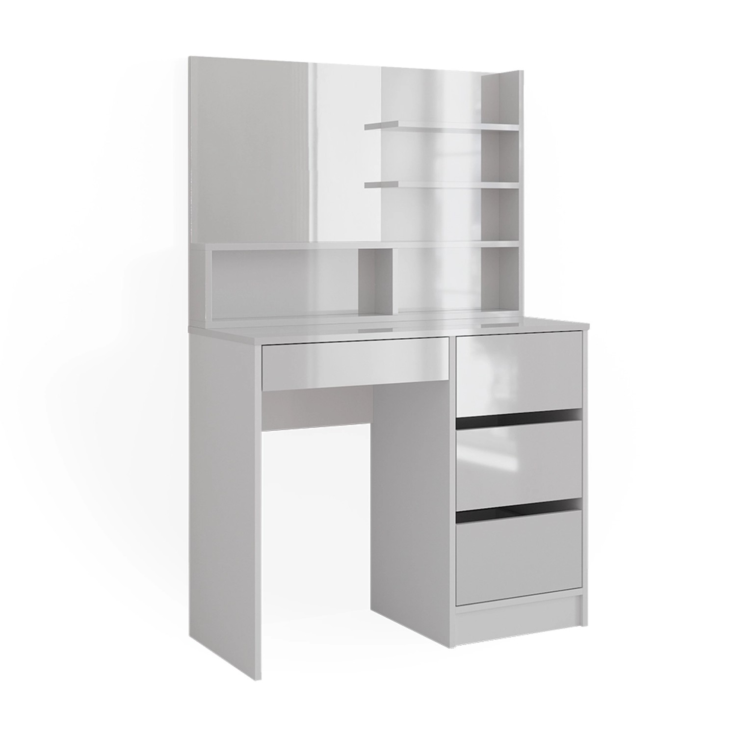 Vicco Schminktisch Sherry Weiß 40 cm mit Spiegel günstig online kaufen