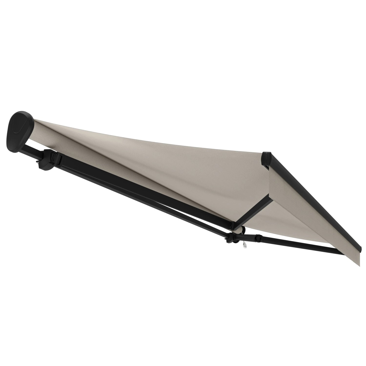 Gelenkarmmarkise Ebro Anthrazit 3,5 x 2,5 m Beige