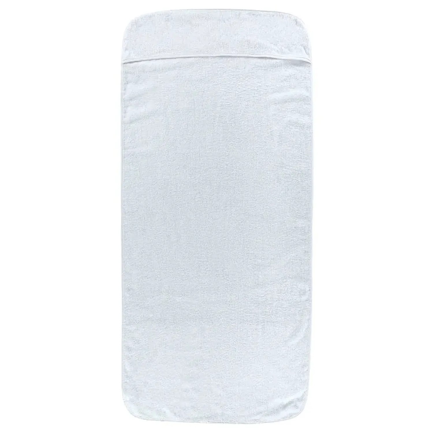 vidaXL Strandtücher 2 Stk Weiß 75x200 cm Stoff 400 g/m² 362670