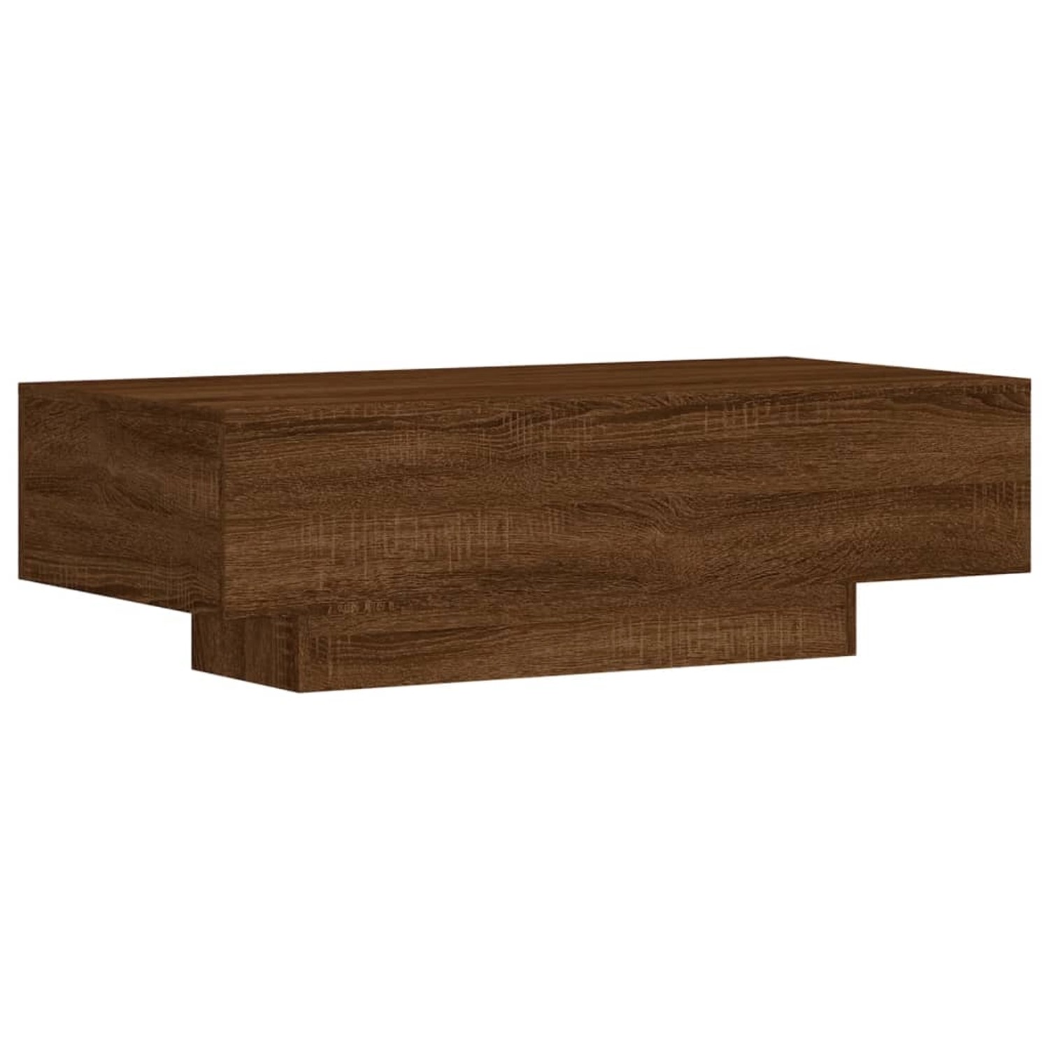 vidaXL Couchtisch Braun Eichen-Optik 100x49,5x31 cm Holzwerkstoff günstig online kaufen