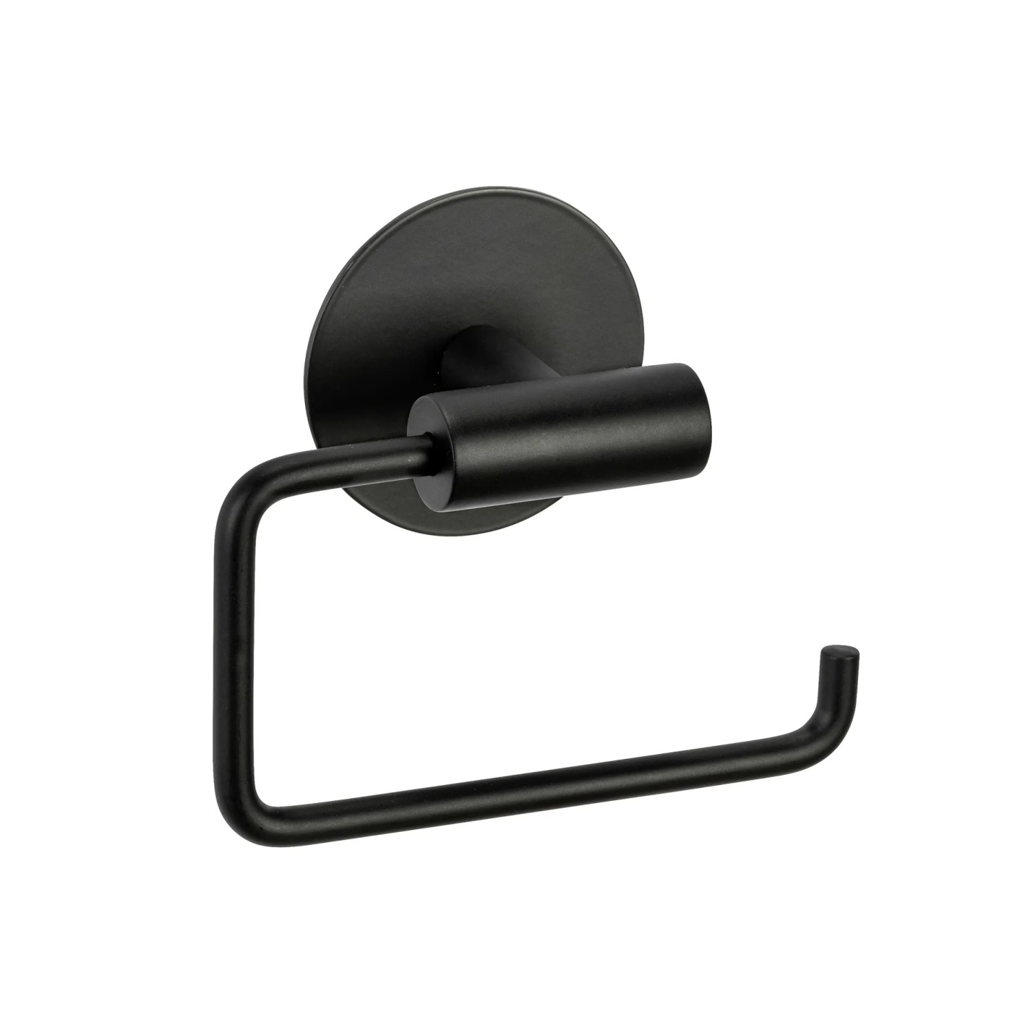 Schöner Wohnen Toilettenpapierhalter Meleto, schwarz matt, zur Wandmontage.
