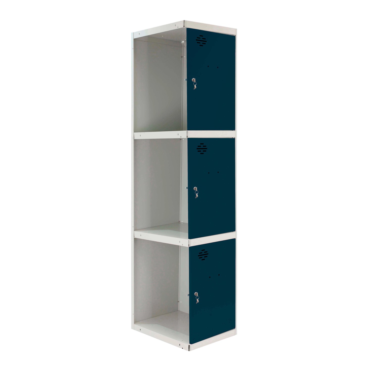 PROREGAL Spind AMEGO HxBxT 180 x 40 x 50 cm 3 Abteile Anbaumodul Grau-Anthr günstig online kaufen
