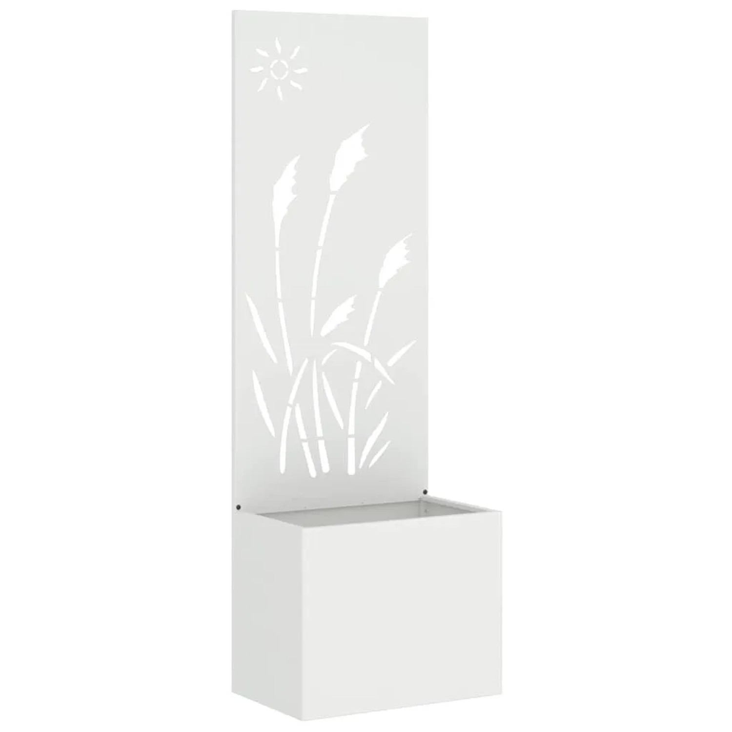 vidaXL Garten Sichtschutz-Leinwand Weiß 50 x 140 cm 876428