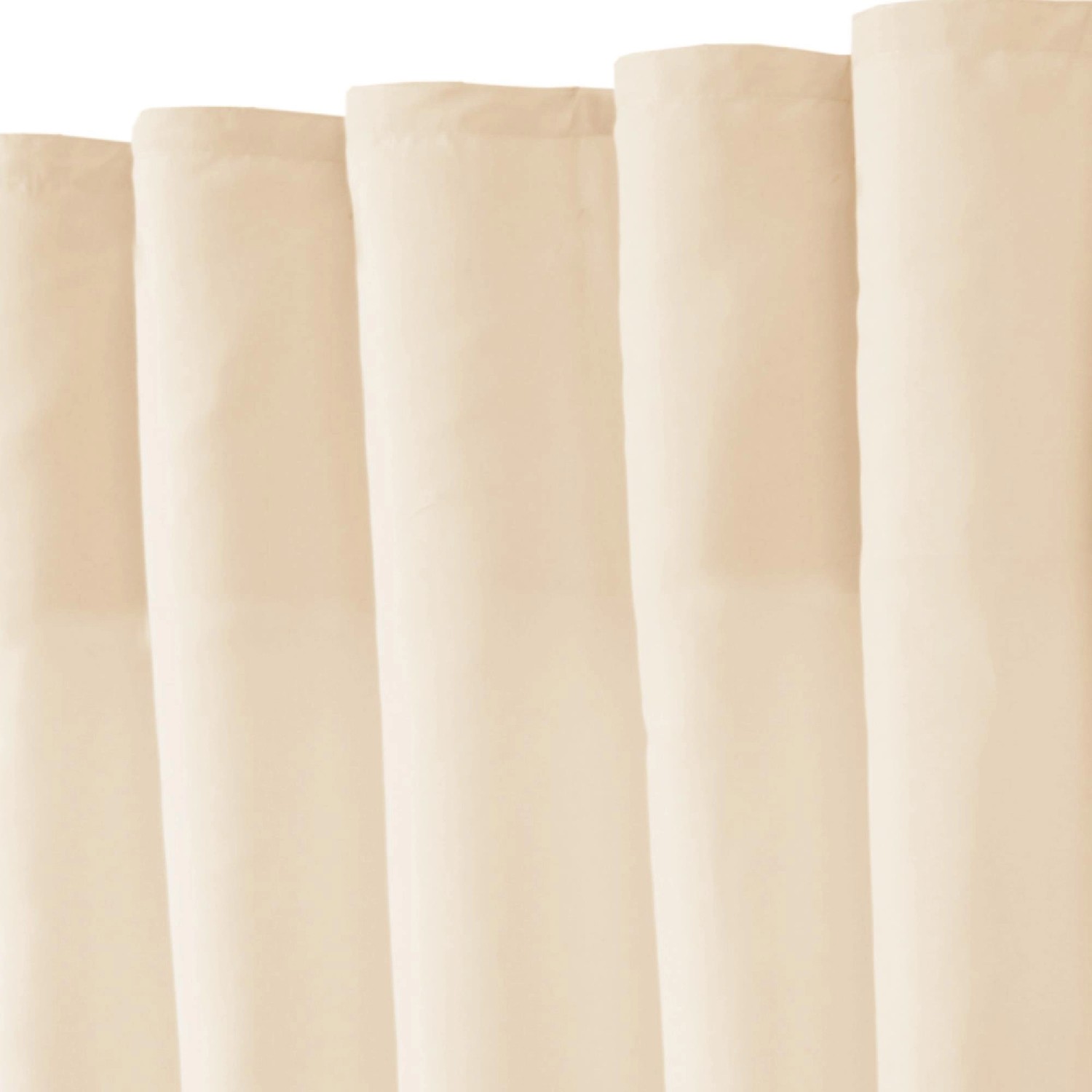 Bestlivings Dekoschal Ellen, beige, 140x145 cm. Fenster Vorhang mit Universalband.