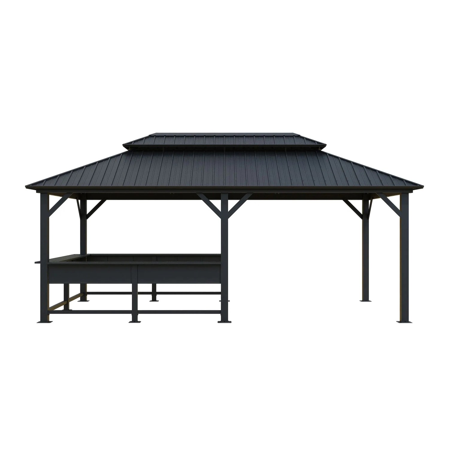 Sojag Pavillon Bondi 1220 Schwarz 598,7 cm x 363,8 cm x 307 cm