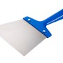 LUX Gipsfugenspachtel Classic, 14 cm breit, mit blauem Griff für Maurer- und Fliesenarbeiten.