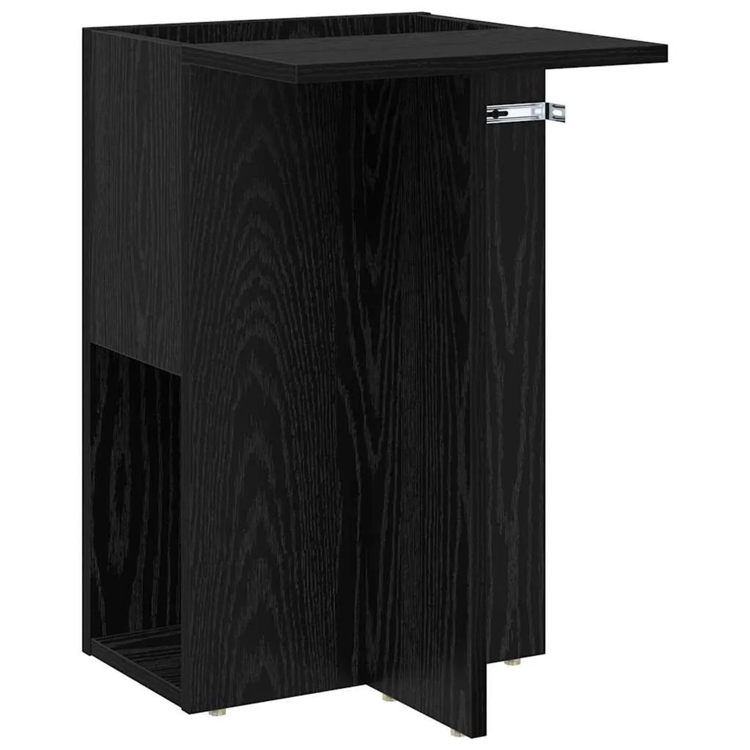 vidaXL Beistelltisch Schwarz Eichen-Optik 35 x 40 x 55 cm 891097