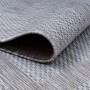 Detailansicht: Ayyildiz Outdoor-Teppich Relax 4311 in Silber, 200x200 cm, Sisaloptik.