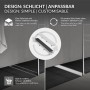 LuxeBath Duschrinne 50cm 2in1, befliesbar, extra flach, silber. Duschzubehör für barrierefreies Bad.