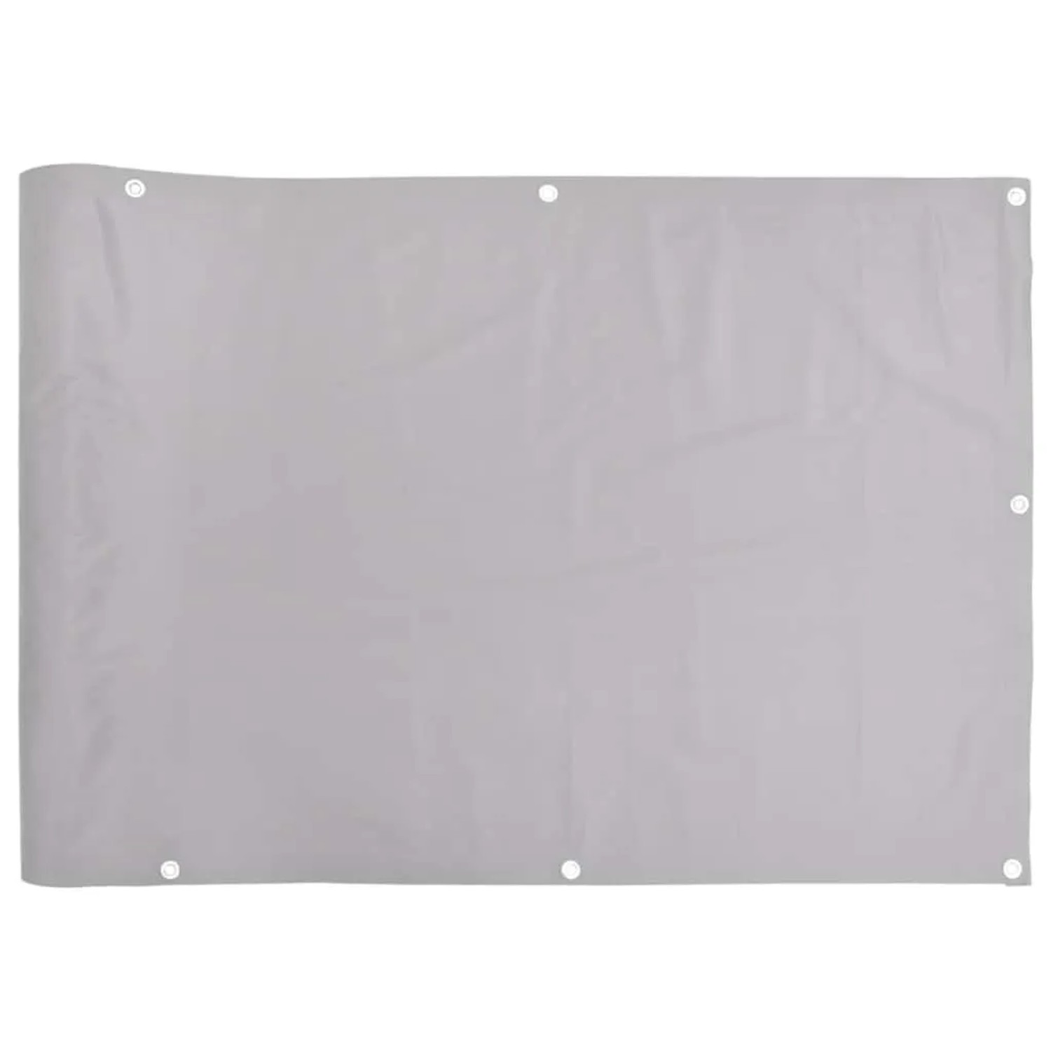 vidaXL Balkon-Sichtschutz Grau 300x120 cm PVC 4005492 günstig online kaufen