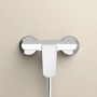 Ideal Standard Ceraflex Armatur-Set mit Brausearmatur in Chrom.