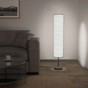 vidaXL Standleuchte 121 cm Weiß E27 51037