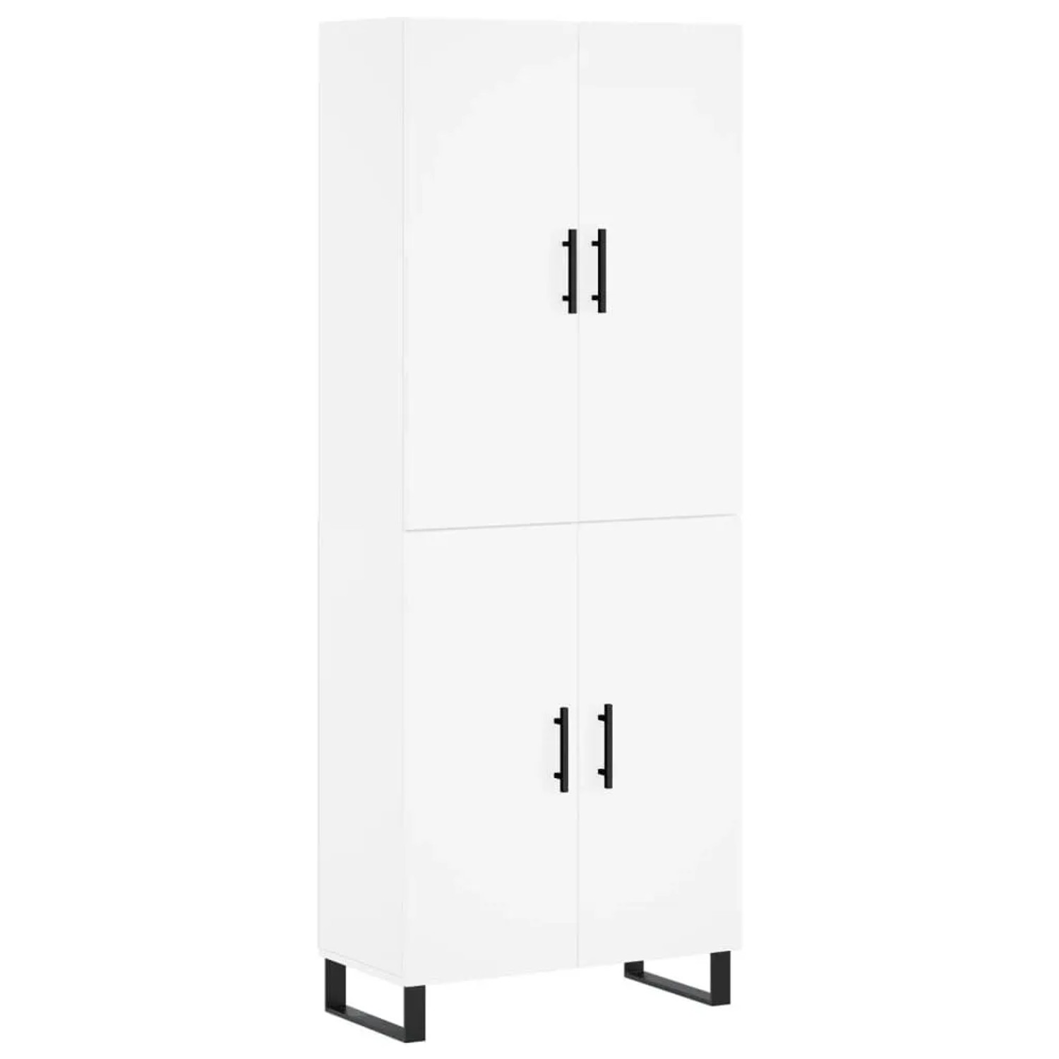 vidaXL Highboard Weiß 69,5x34x180 cm Holzwerkstoff 3195699 günstig online kaufen
