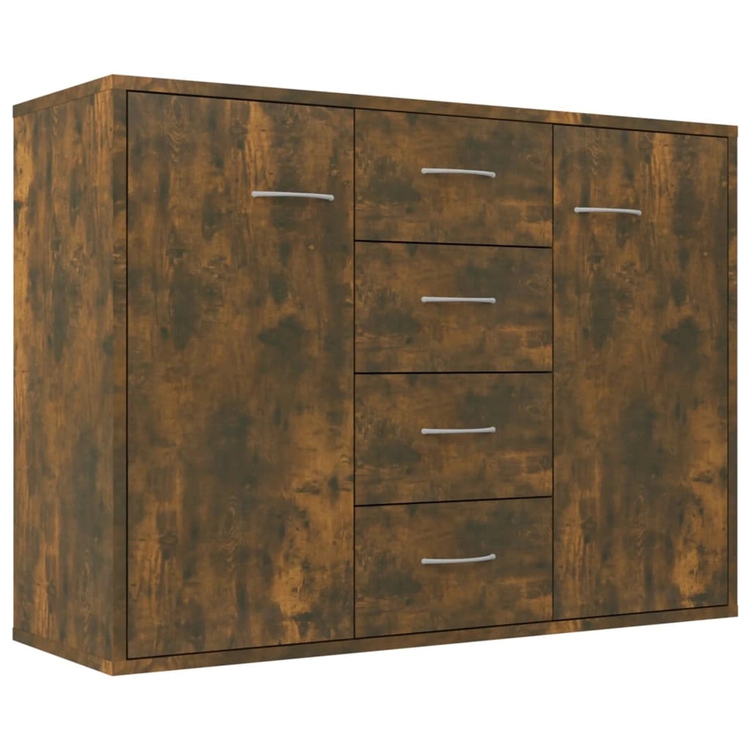 vidaXL Sideboard Räuchereiche 88x30x65 cm Holzwerkstoff 815369 günstig online kaufen