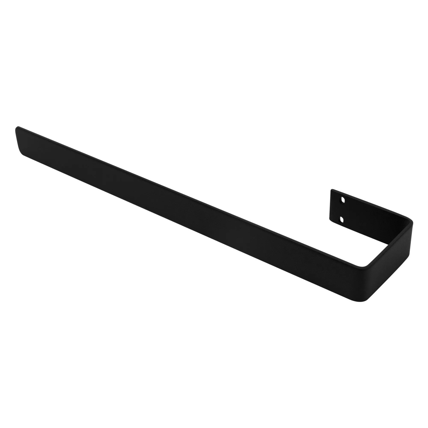 LuxeBath Handtuchhalter 50 cm aus Stahl Schwarz Wandmontage