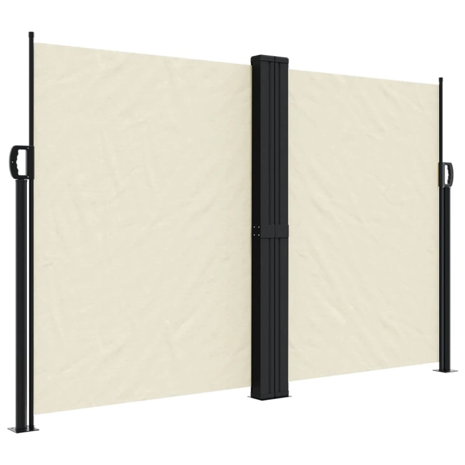 furnicato Seitenmarkise Ausziehbar Creme 160x600 cm günstig online kaufen