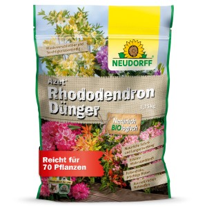Neudorff Azet Rhododendron-Dünger 1,75kg: Sack mit Rhododendrondünger für kräftige, farbenfrohe Blüten.