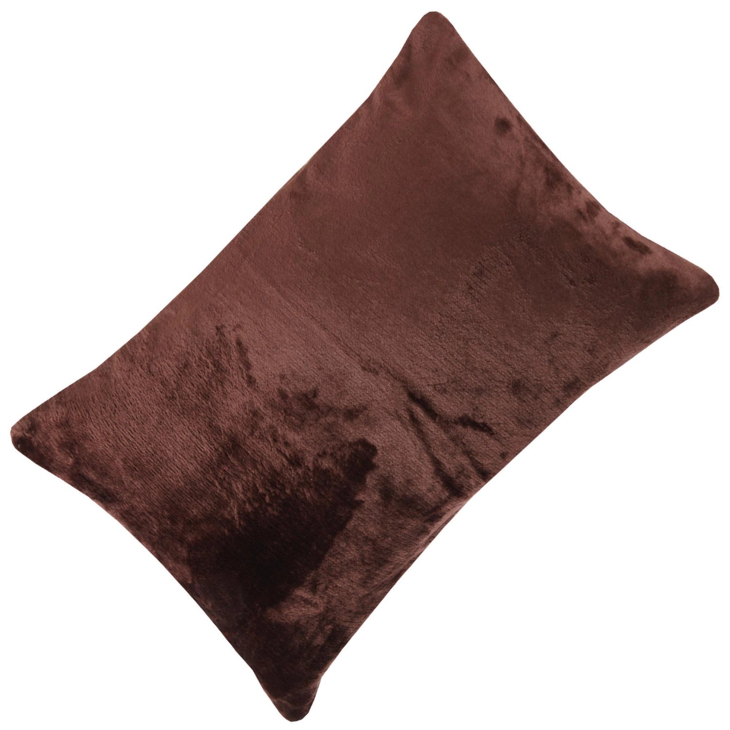 Bestlivings Kissenhülle Kuschel, 40x60 cm, braun. Flauschiger Kissenbezug mit Reißverschluss.