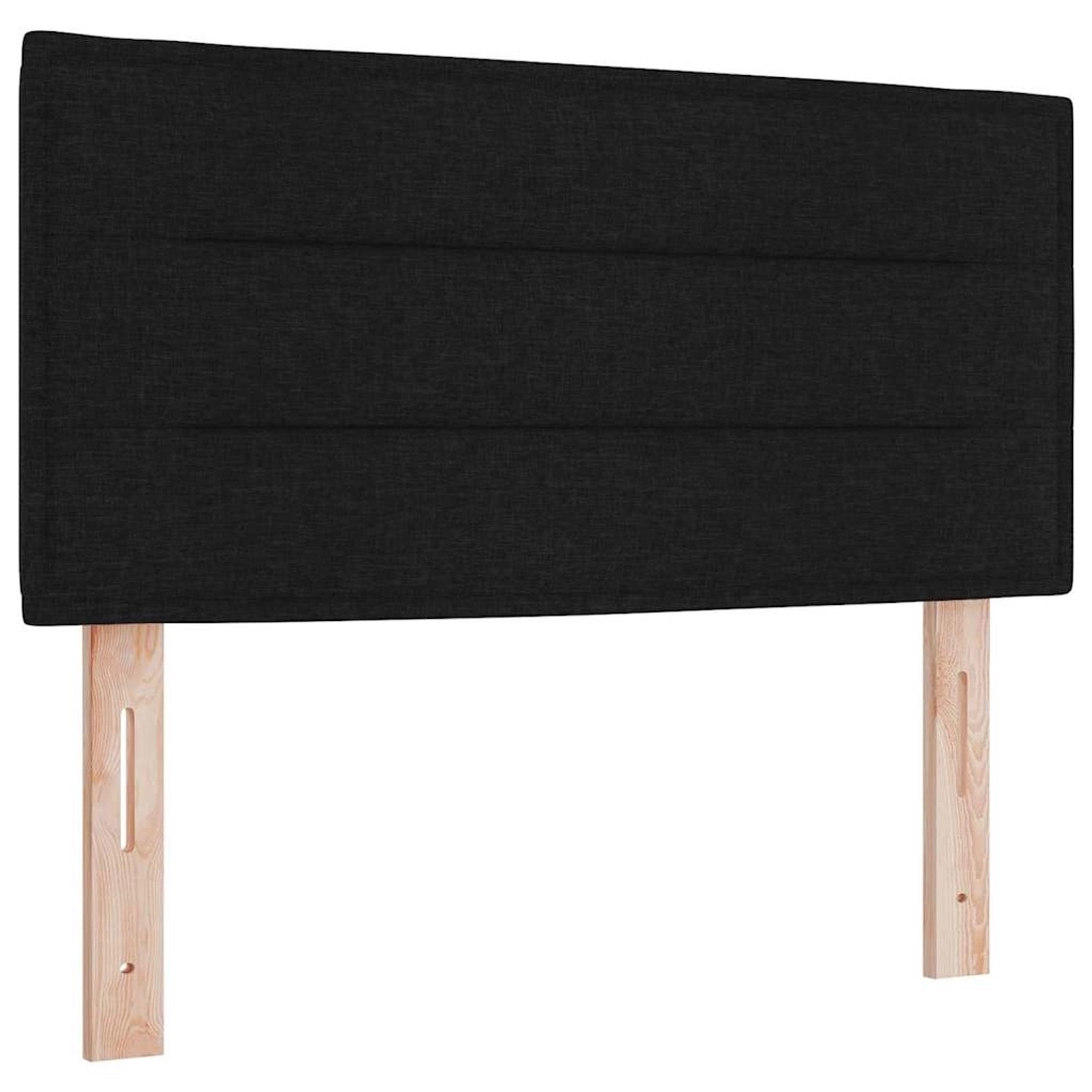 vidaXL LED Kopfteil mit LED-Streifenleuchten Schwarz 100 cm Stoff 3337980 günstig online kaufen