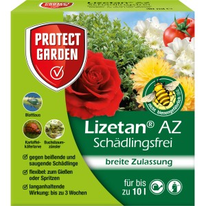 Protect Garden Lizetan AZ Schädlingsfrei 30ml: Konzentrat gegen Schädlinge wie Buchsbaumzünsler an Pflanzen.