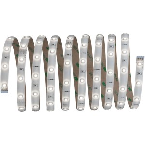 Aufgerollter Paulmann YourLED Stripe, 3 m LED-Streifen in Weiß mit Kleberücken.