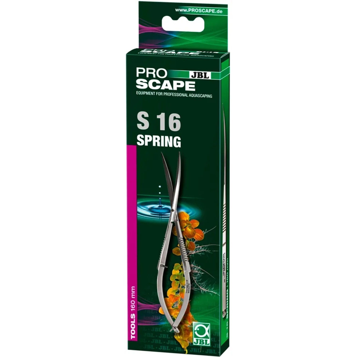 JBL Federschere ProScape Tools S Spring 16 cm