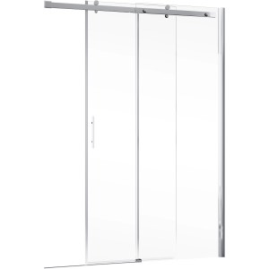 Schulte Alexa Style 2.0 Gleittür, 120x200 cm, Echtglas klar, für Nische.