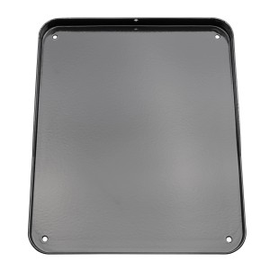 Char-Broil Universal Grillplatte Plus mit Rand, emaillierter Stahl, für Grillutensilien.