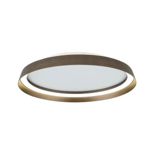 LED Deckenleuchte Orion, Ø 45cm, Bronze Rahmen, dimmbar, Lichtfarbe einstellbar.
