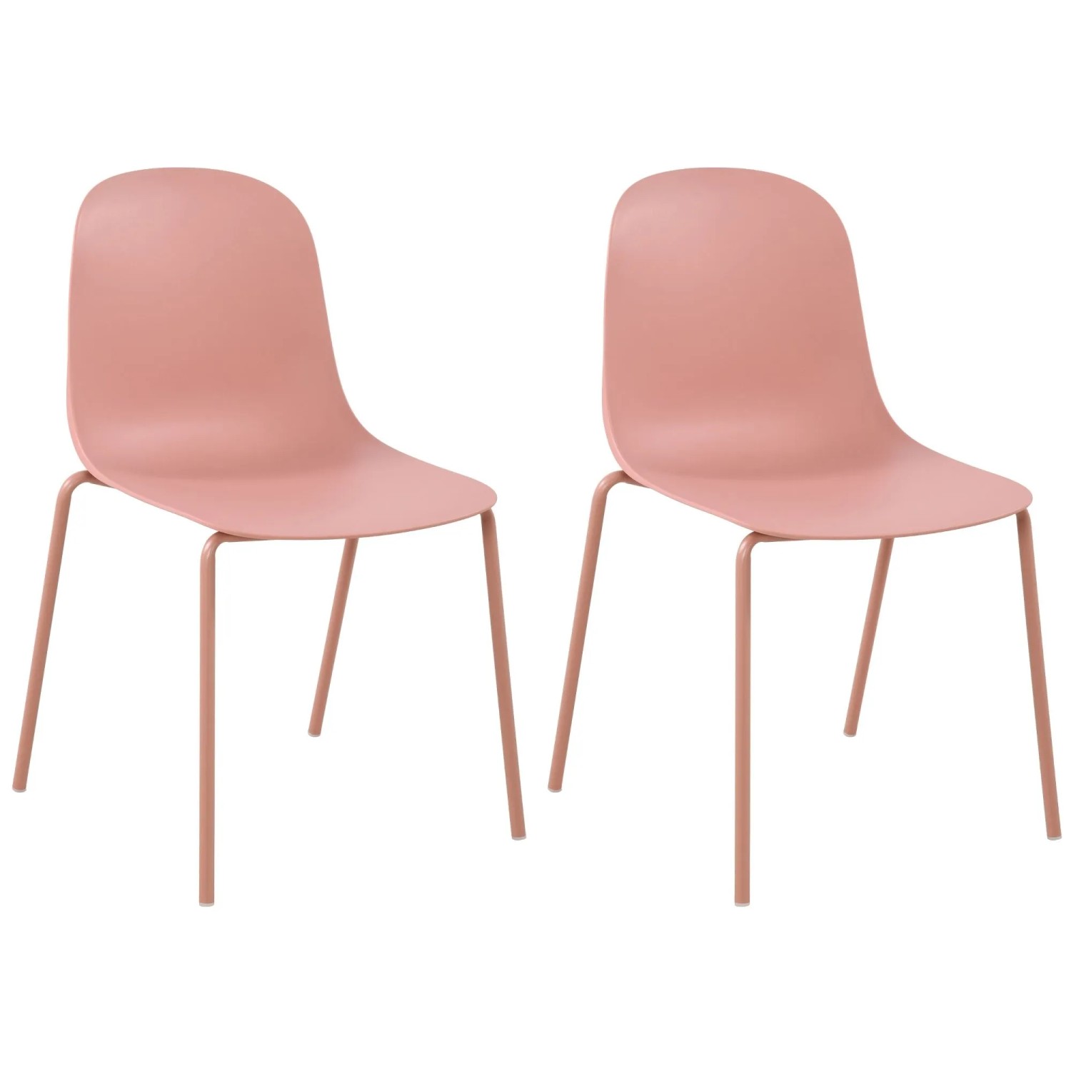 CLP 2er Set Gartenstuhl Hardin Pink