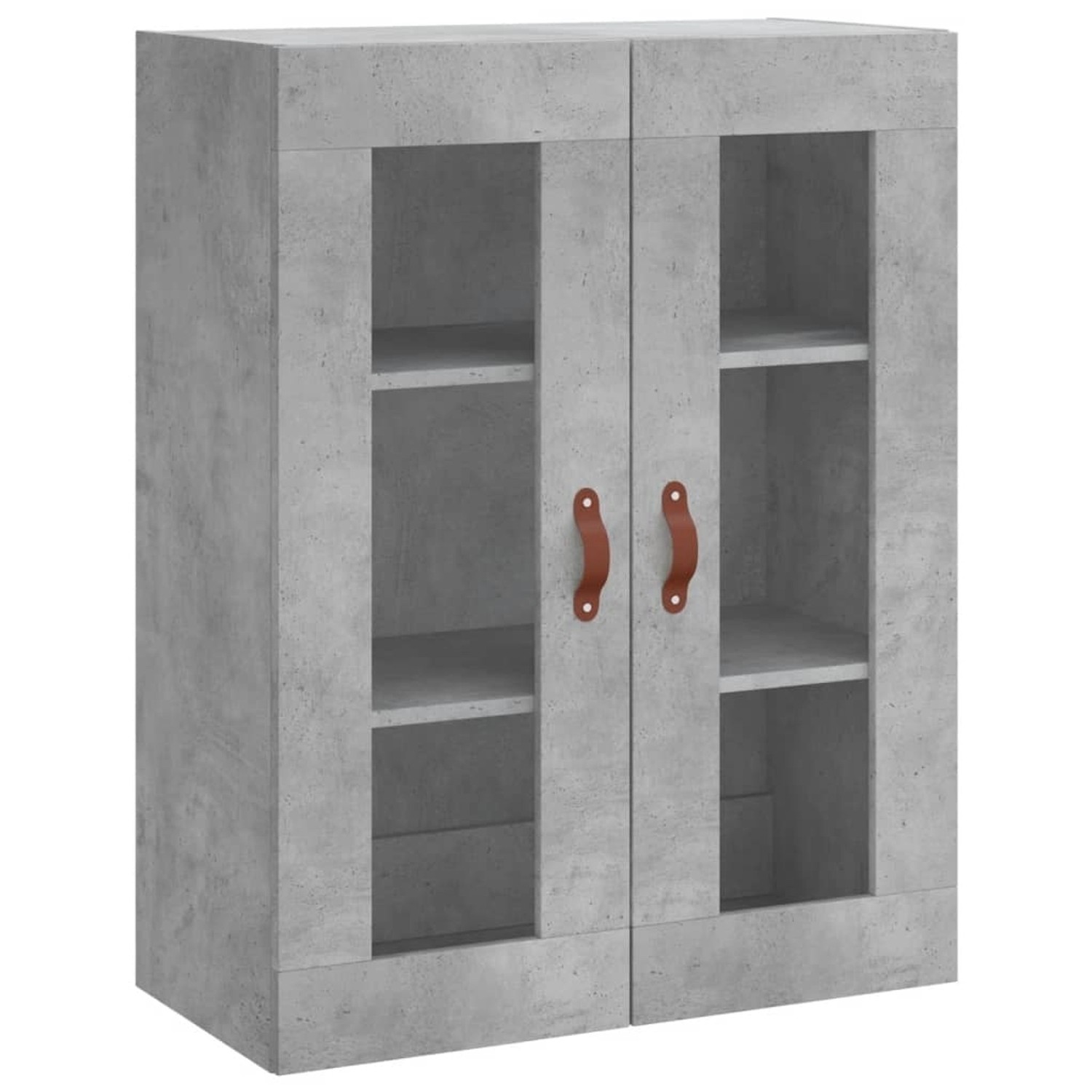 vidaXL Wandschrank Betongrau 69,5x34x90 cm 828456 günstig online kaufen