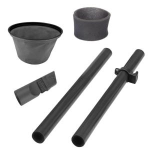 Zubehör für STAHLWERK Nass- & Trockensauger: Düse, Filter, Saugrohre.