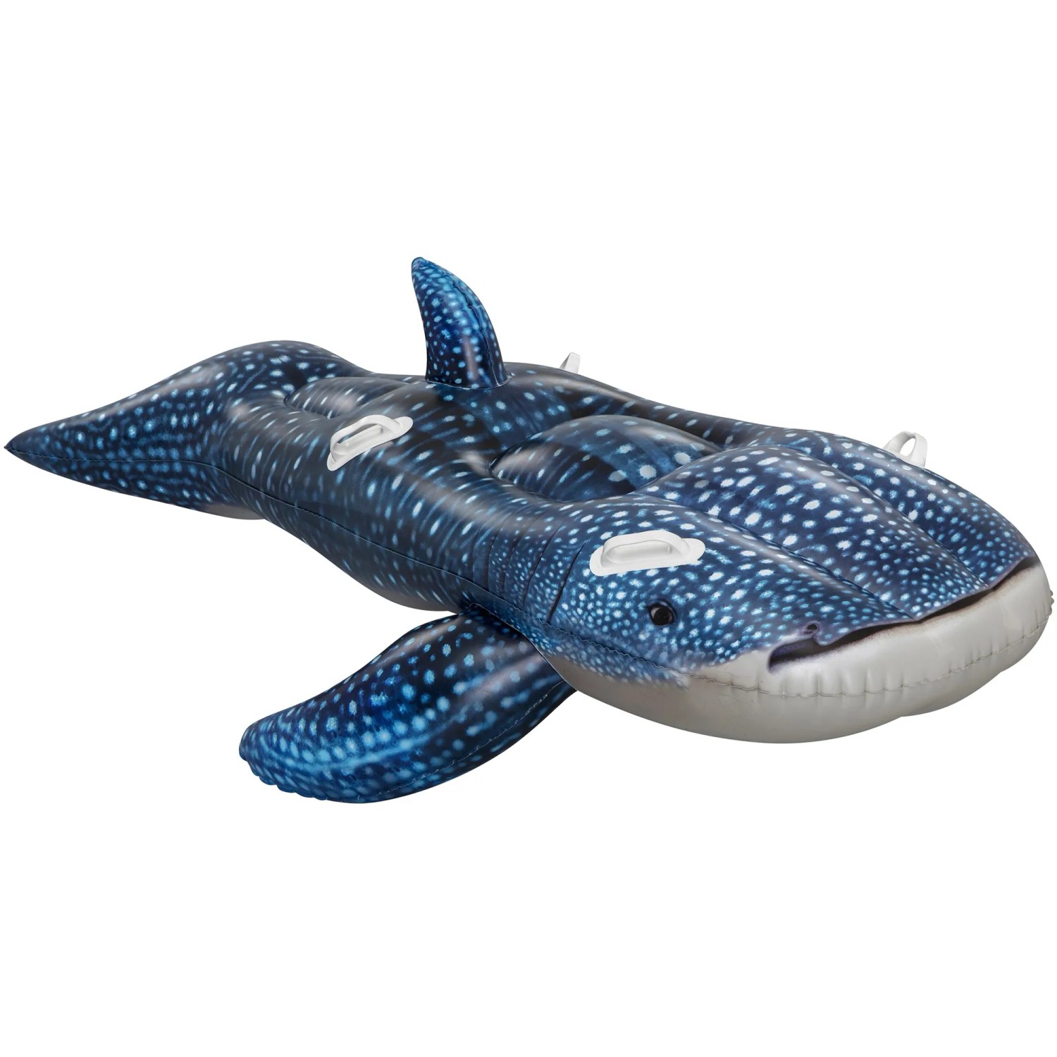 Bestway Schwimmtier Walhai, 183cm, mit Haltegriffen für Badespaß im Pool.