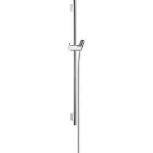 Hansgrohe Unica Puro Brausestange, 65 cm, mit Schlauch, Chrom. Duschstange mit Brauseschieber und Wandhalterungen.