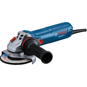 Bosch Professional GWS 12-125 Winkelschleifer mit Zusatzhandgriff und Vibration Control.