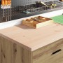 vidaXL Garagen-Aufbewahrungsschrank Artisan-Eiche Massivholz Kiefer 860606_3