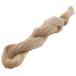 Brauner Dichtungshanf (50g) als Zopf für die Sanitärinstallation und Abdichtung von Rohrleitungen.