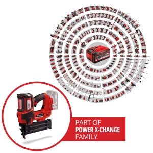 Einhell Akku-Nagler Fixetto 18/50 N: Akku-betriebene Nagelpistole für Renovierungsarbeiten.