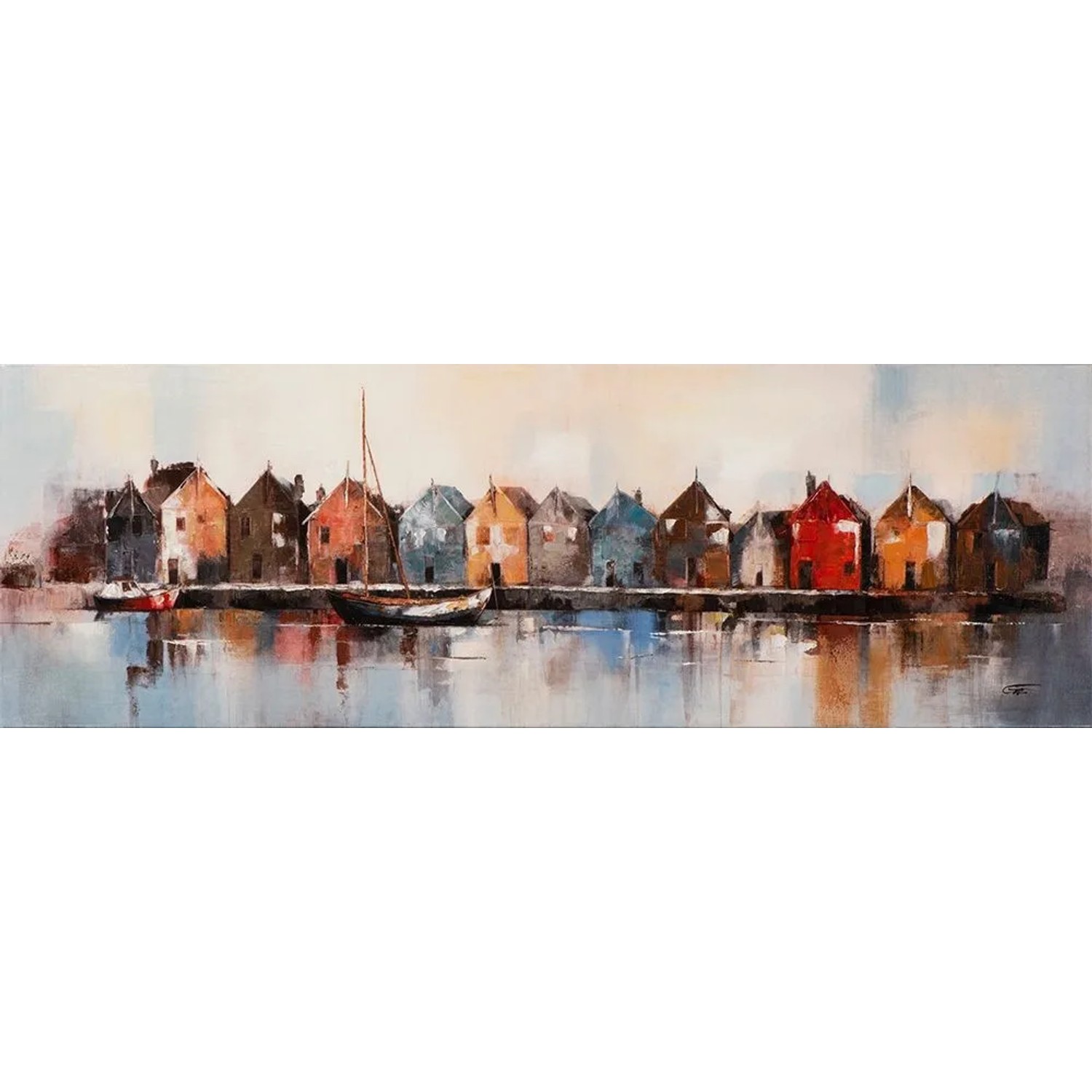 Art Universe Leinwandbild Lakeside Living 50 x 150 cm