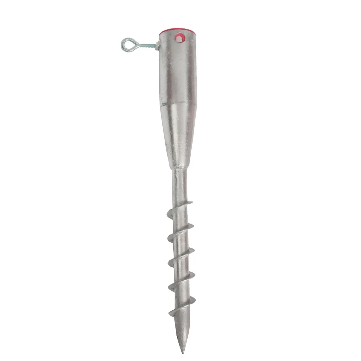 TRUTZHOLM Bodenhülse, verzinkt, zum Einschrauben, für Pfosten von 25-64mm Durchmesser.