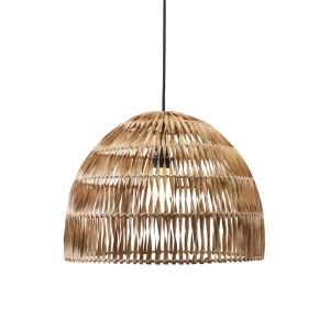 PR Home Lace Pendelleuchte aus Rattan, handgefertigte Hängelampe für Innenräume.