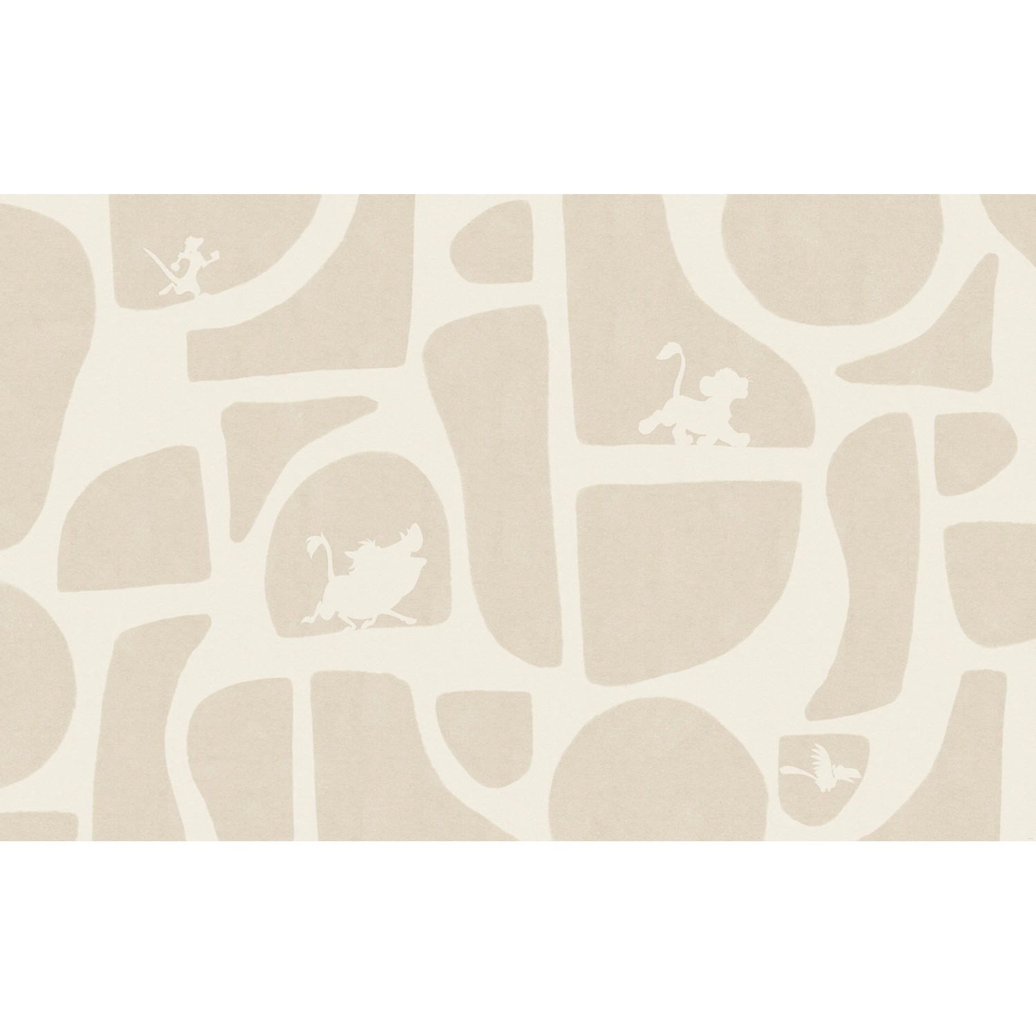 Komar Vlies Fototapete Disney The Lion King Animals And Shapes Beige günstig online kaufen