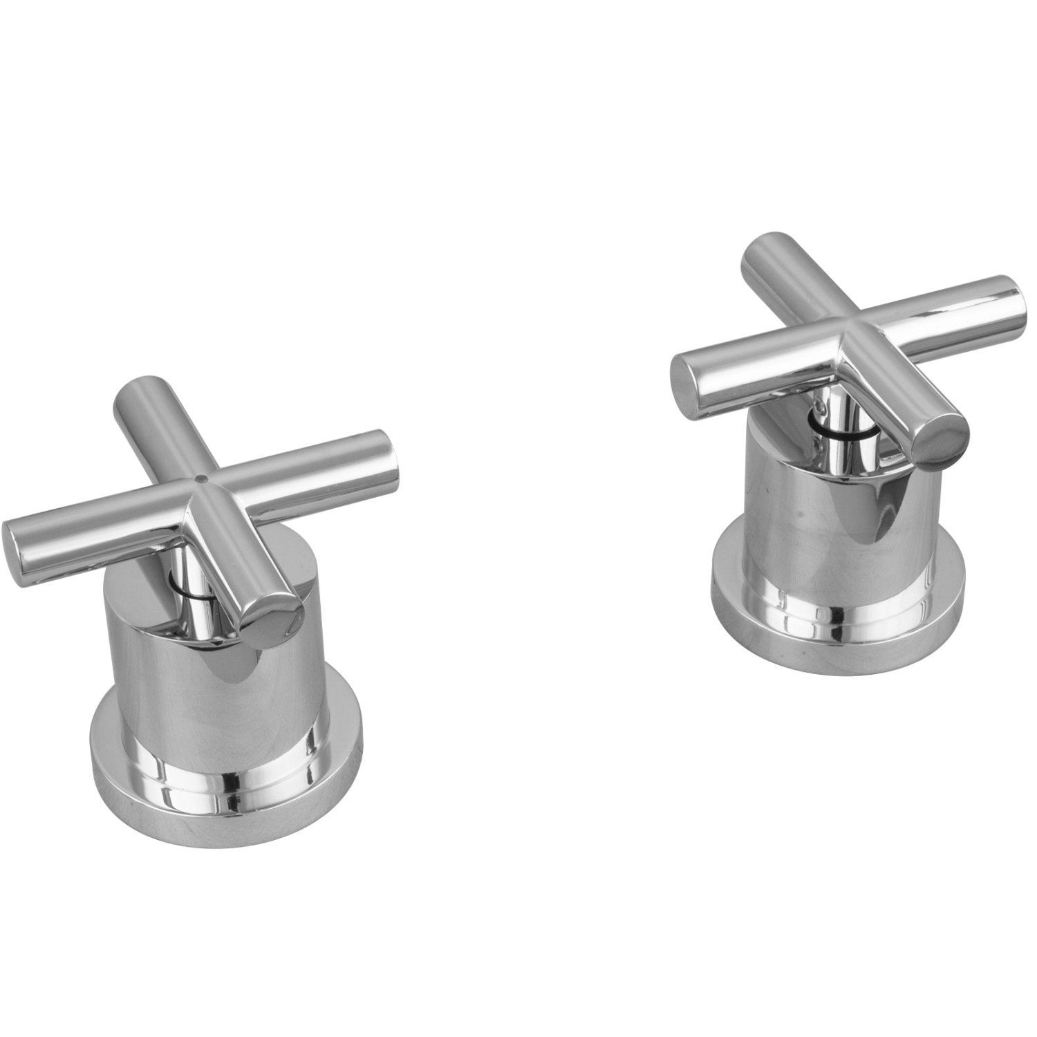 F Fityle Wasserhahngriff Kreuzgriff - Zinklegierung Für Badewanne & Waschbecken