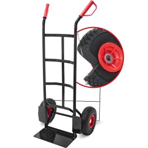 Sackkarre Basis mit 150 kg Traglast und pannensicheren PU-Rädern.