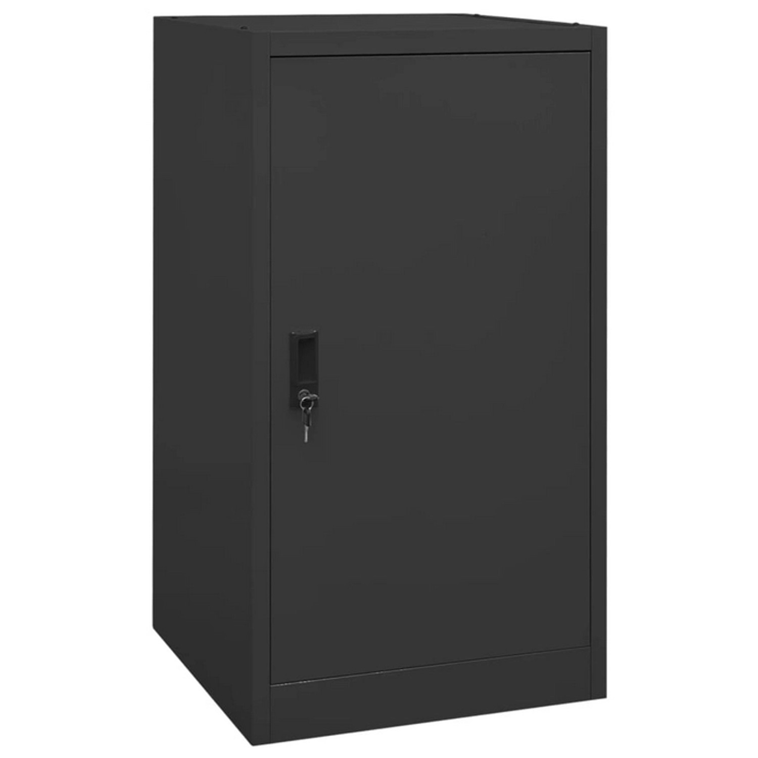 vidaXL Sattelschrank Anthrazit 53x53x105 cm Stahl günstig online kaufen