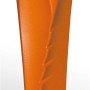 Fiskars Dreh-Spaltkeil Safe-T, orange, mit Polymer-Schlagfläche und Metallring für Gartensägen.