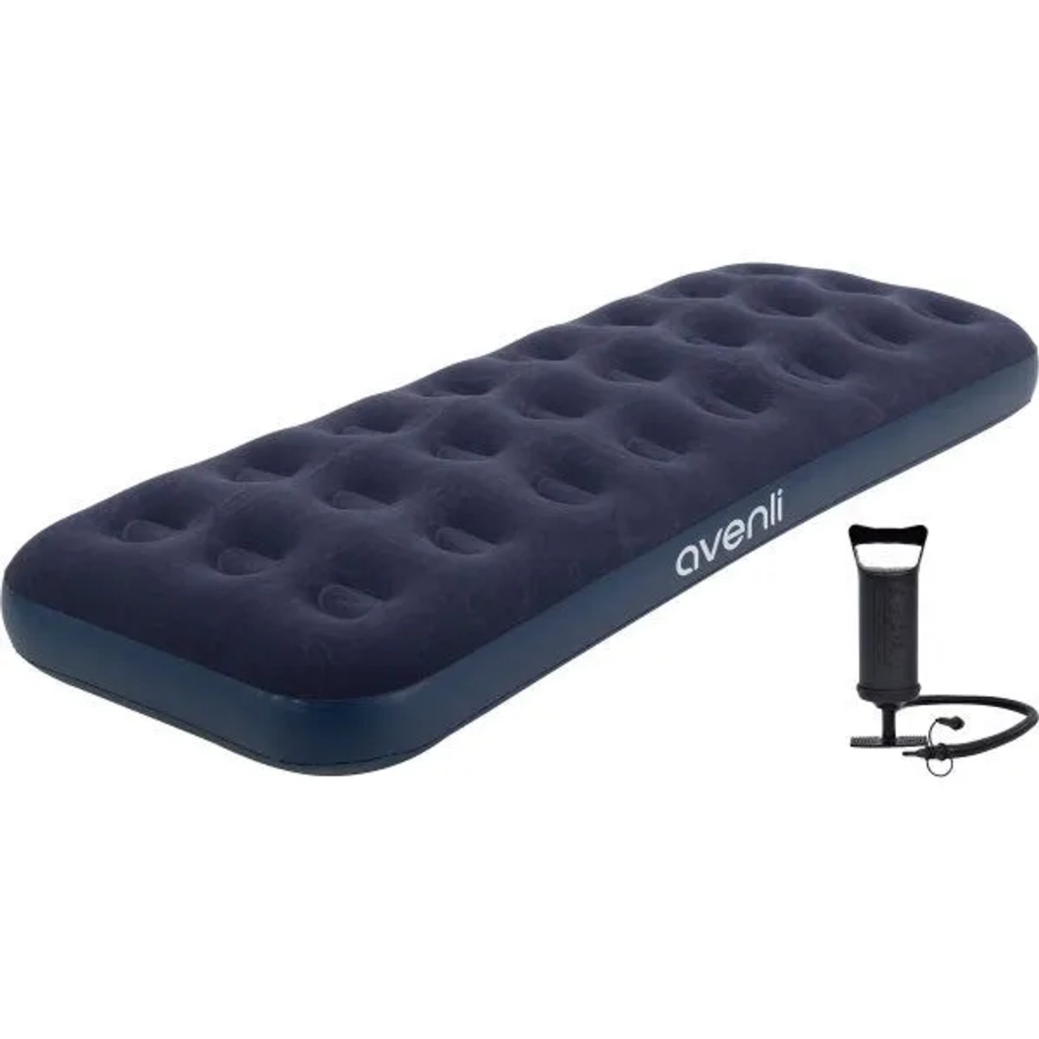 Avenli Luftmatratze Camping für 1 Person Blau 191x73x22cm Single-Size